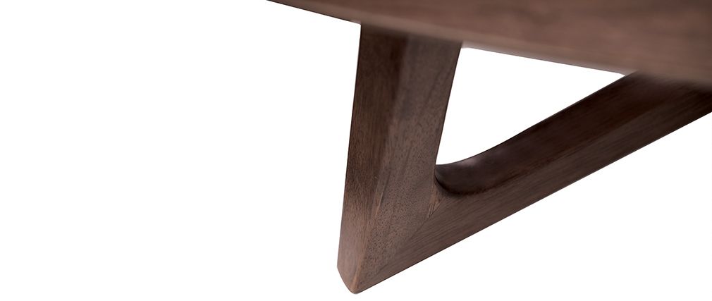 Table basse design noyer