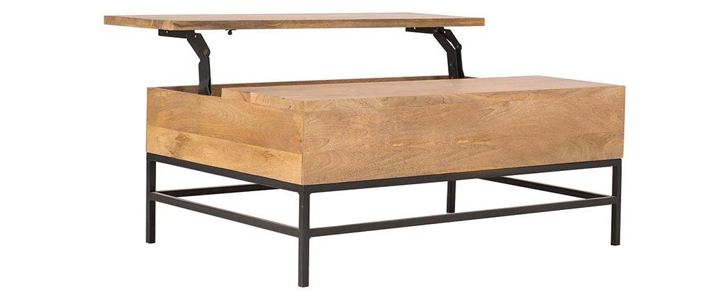 Table basse relevable plan