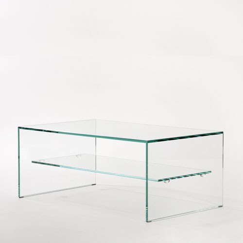 Table basse en verre starck