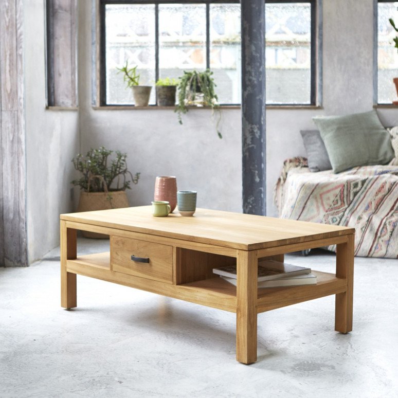 Table basse bois